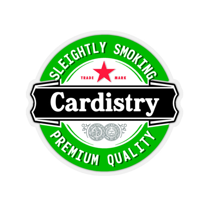 Cardistry Sticker - Sleightly Smoking